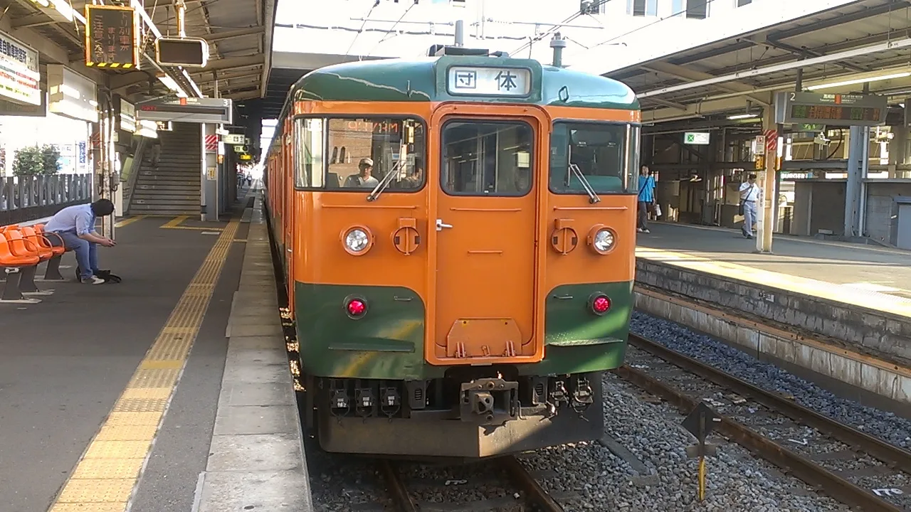 115系団臨の写真（2枚目）
