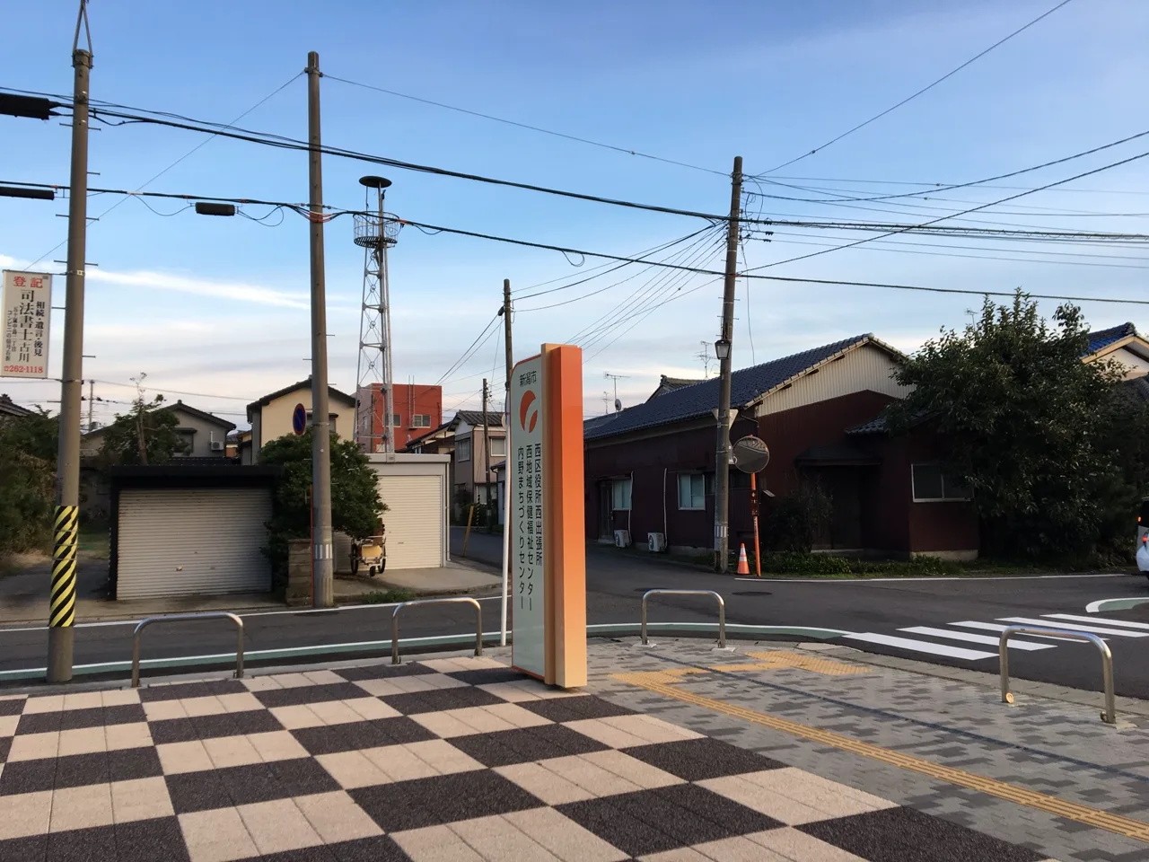 会場周辺（新潟市西区）の様子